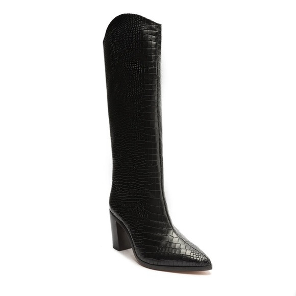 Schutz knee high block boots - Picture 3 of 7
